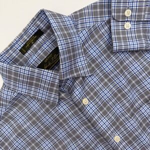 Orvis Mens Signature Collection Plaid Button Down Shirt Size M 100% Cotton
